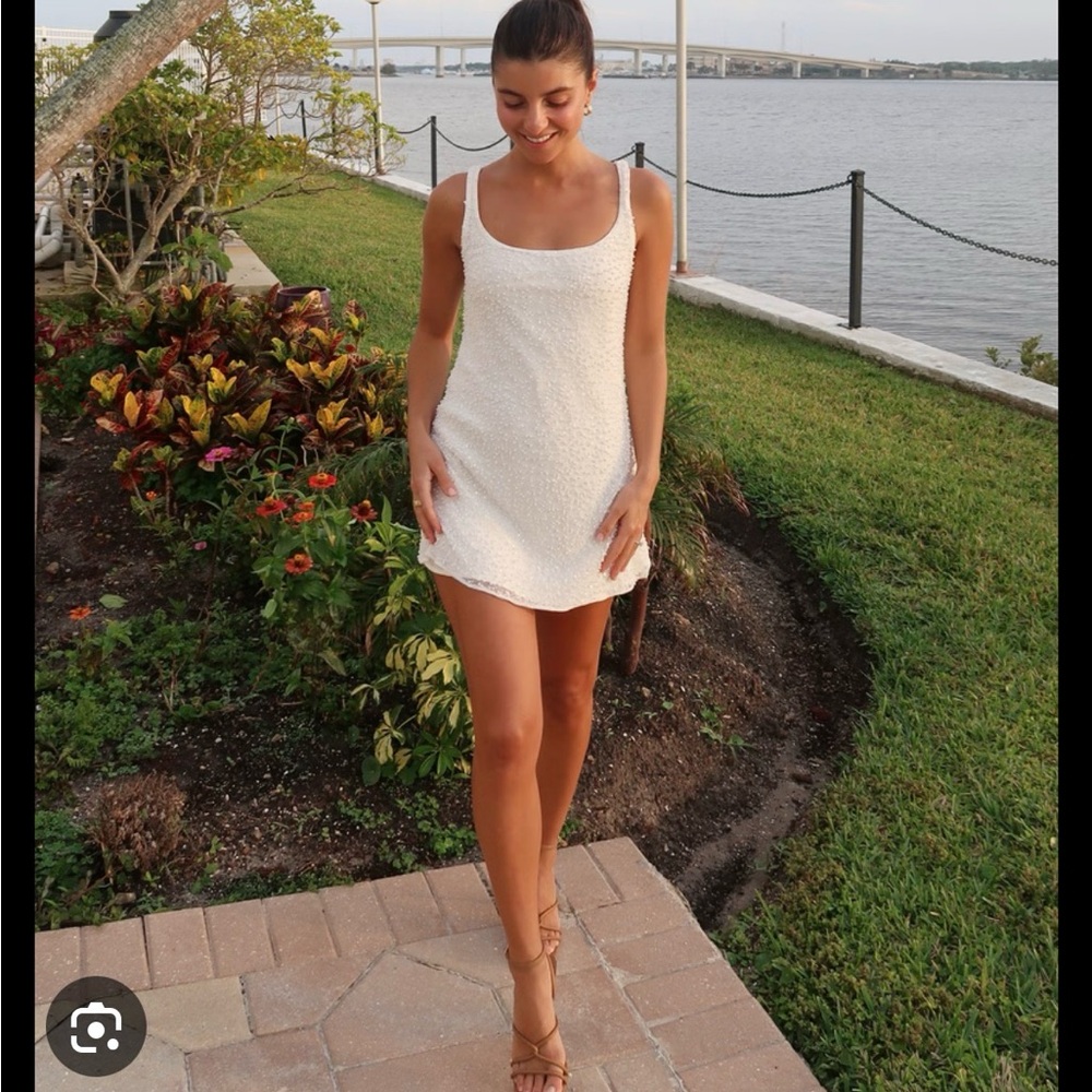Abercrombie & Fitch White Mini Dress
